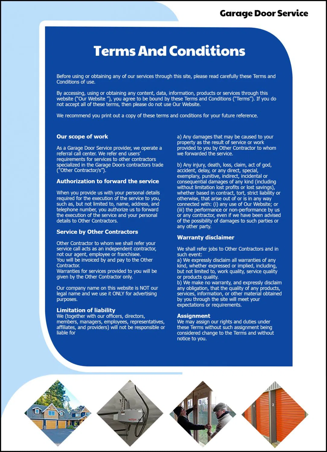 All County GarageDoor Service San Jacinto, CA 951-389-8080